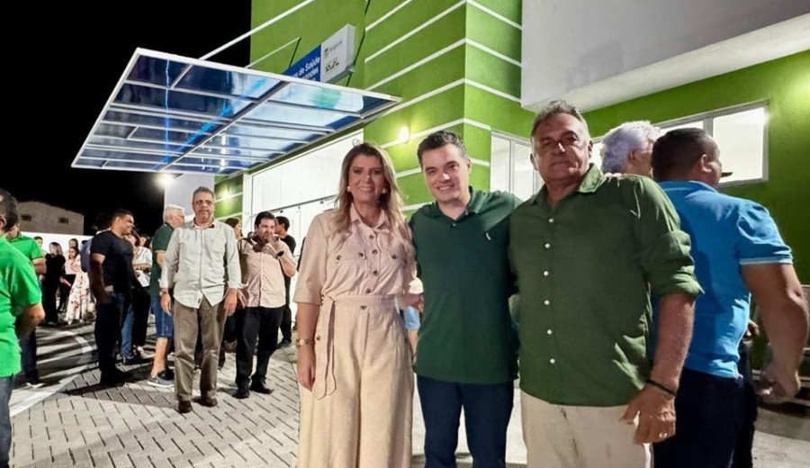 Angicos inaugura UBS construída e equipada com mais de R$ 1,5 milhão em emendas de Walter Alves